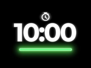 Temporizador 10 Minutos con Alarma ⏱️ Cuenta Regresiva 600 Segundos | 10 Minute Timer
