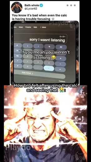 Even Calculators can't pay attention 🤣🤖