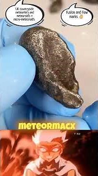 UK iron nickel meteorite with flow marks,(blackstone edge)