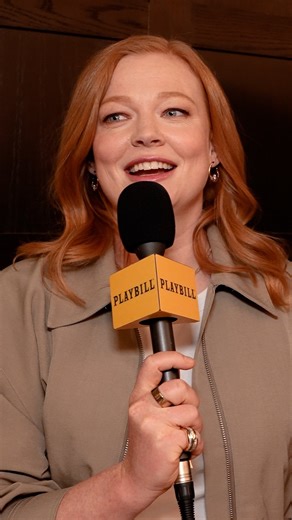 Playbill on Instagram: "We’re all born naked and the rest is drag. @sarah_snook explains explains the discoveries she’s made while performing in drag for @doriangrayplay. Watch her full interview with adaptor and director @kip_williams at the link in our bio."