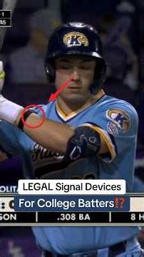 One-way electronic communication devices in college baseball #baseball #ncaa #ncaabaseball