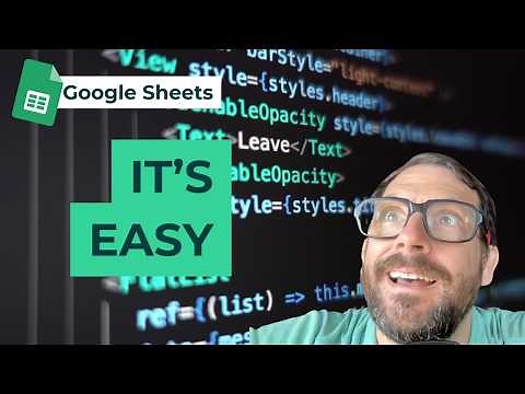 Begin Coding in Google Sheets in 2 Minutes