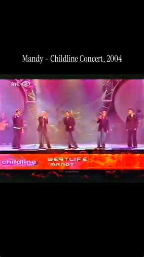 On this day, 22 years ago, Westlife headlined the 2004 Childline Concert, delivering performances of Mandy (shown here), On My Shoulder and World of Our Own ♥️ The event was hosted by Nicky and Brian. #westlife #nickybyrne #shanefilan #kianegan #markfeehily | Westlife Ireland