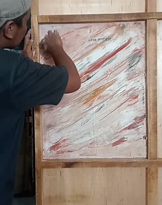 6.2K views · 80 reactions | Another technique making beautiful plywood wall | Andris Brick Art | Facebook