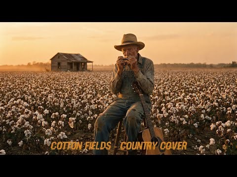 Cotton Fields - Lyrics Video - Country Cover