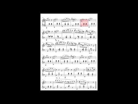 Waltz in A minor by Frédéric Chopin - Piano