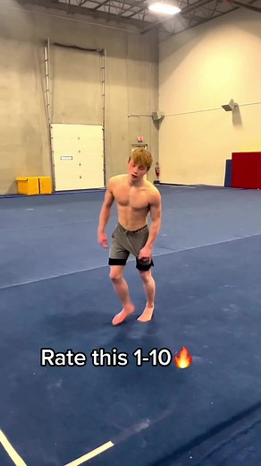 Incredible Triple Backflip Stick in Gymnastics Floor Routine!