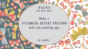 Ipad Art: Make a Technical Repeat Pattern with Any Painting App | Nic Squirrell | Skillshare