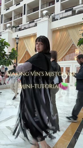 How to Make a Mistcloak for Vin Cosplay | Mistborn Tutorial