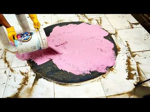 Dirty carpet cleaning with satisfying ASMR 🧼