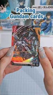 Packing Gundam TCG Cards