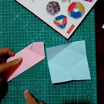 Origami Tetrahedron #tutorial #origami #apm #alatperagamatematika #matematikasd #matematikasmp