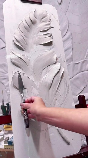 Bas-Relief Sculpture Painting Techniques with Drywall Art