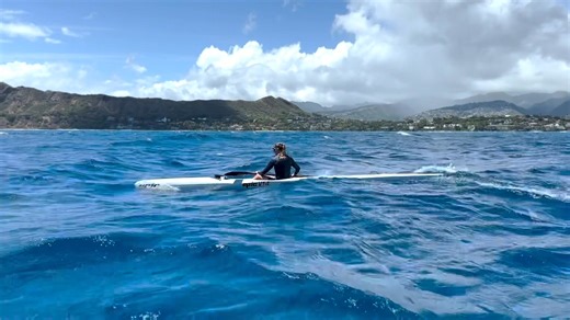 16K views · 240 reactions | In case you missed it, here is some footage of Danielle Richards paddling the new V14 in Hawaii just before she broke the women’s record for the fastest Molokai to O’ahu crossing ever. If you love watching people paddle downwind, this one’s for you! | Epic Kayaks & Paddles | Facebook