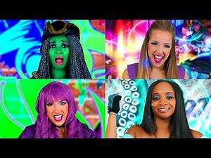 Descendants 2 Sing Along: Uma vs Mal Rap Battle Lyric Video. Totally TV
