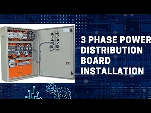 "3 Phase Power Distribution Board Installation Guide & Wiring | Electrical Panel Setup"