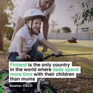 Daddy's girls and boys. Read more: http://wef.ch/2BIHW4I | World Economic Forum