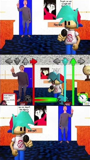Friday Night Funkin' Baldi's Basics Madness (#baldi #fnfmod) Principal VS BF in Detention