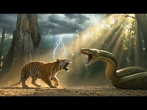 🐍 SHERE KHAN vs KAA — Giant Python Invades His Territory | AI Short