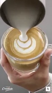 2.5K views · 40 reactions | Bring out the artist and barista in you when preparing a coffee ☕️ Learn how to create a perfect latte art Tulip with the New Nespresso Creatista Machine. Watch this tutorial to make beautiful latte art like a real barista and enjoy café-style quality coffee. With a fully-automatic steam wand, you can now create perfectly textured milk set to your preferred temperature, at home. | Nespresso | Facebook