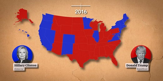 How the US has voted in every presidential election from George Washington to Donald Trump — and what it means for today