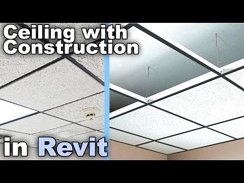 Ceiling with Construction in Revit Tutorial
