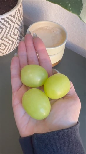 Erica on Instagram: "IS IT GRAPE SEASON? 🍇 #grapes #huge #heb"