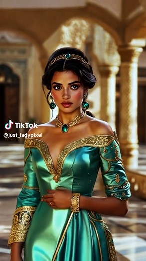 Aladdin and Jasmine in Dark Fantasy 80’s