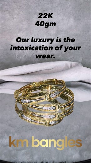 • CNC Bangles💎 • Handcrafted By Expert Artisans • km bangles : Our luxury is the intoxication of your wear. • Huid Marked For Purity #jewellery #jewelry #fashion #gold #accessories #jewels #style #jewelrydesigner #bracelet #jewelryaddict #luxury #design #beautiful #share #like #comment #love #instagram #explorepage #explore #viral #instagood #trending #photography #music #instadaily #india #art #life #insta | KM Bangles