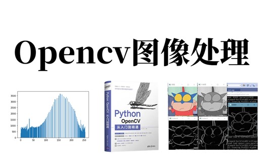挖到宝了！《OpenCV图像处理：从入门到实战》随书教程，85讲全！草履虫都能学会！——图像处理、机器视觉、opencv、计算机视觉、CV、人工智能、AI