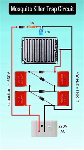 DIY Mosquito Killer Trap Circuit | Simple & Low Cost #arduino #arduinoproject #reels #arduino