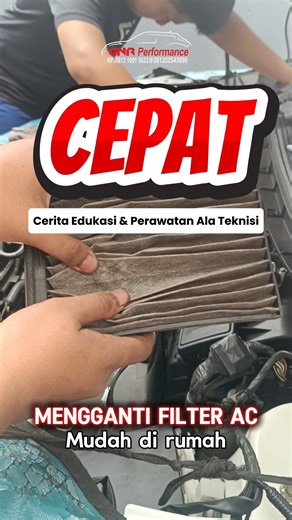 Mengganti Filter AC mudah di rumah #gnrperformance
