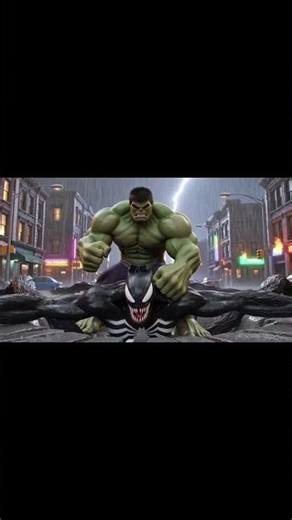 Venom vs Hulk - The Epic Fight #shorts #hulk #venom #superhero #superherofight