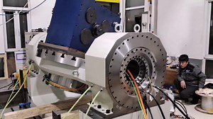 3.8K views · 59 reactions | Load test of torque rotary table, One meter in diameter, one ton weight https://www.silvercnc.com/product/5-axis-rotary-table/ | Silver CNC Machinist | Facebook