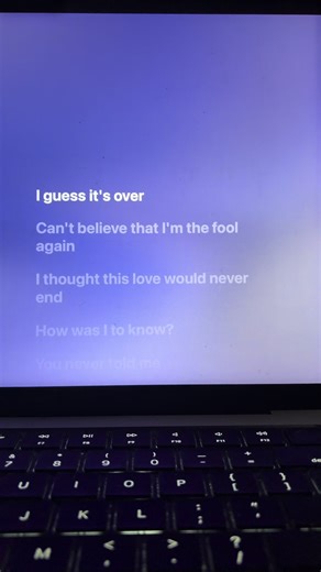 Fool again - Westlife 🎶💕 “I thought this love would never end😔” #westlife #lyrics_songs #applemusic #fyp