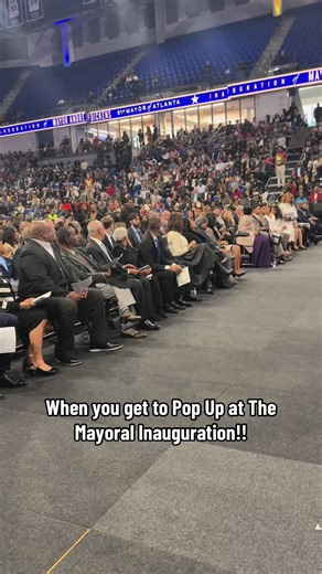 What an honor it was to pop up at the Mayoral Inauguration for @andre #mayoralinauguration #andredickens #mayorandredickens #mayorofatlanta #atlanta