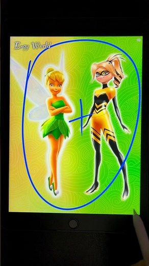 Tinker Bell transformed into a Queen Bee Miraculous Ladybug #transformation #glowup #miraculous