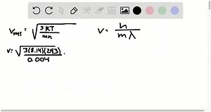 SOLVED:Calculate the wavelength of a helium atom whose speed is equal to the root-mean-square speed at 20^∘ C.