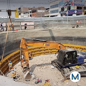 2.5K views · 91 reactions | ¡La #Línea2 sigue avanzando entre las estaciones 26 y 27! El pozo de ventilación y la salida de emergencia Pv-26 ya están en proceso de excavación entre la Av. Prolongación Javier Prado y la Municipalidad de ATE. | Línea 2 del Metro de Lima y Callao | Facebook