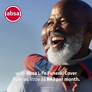 15 reactions | Let our family take care of yours with Funeral Cover from Absa Life from as little as R43 per month. Get up to R100 000 cover for yourself and R50 000 for your children and extended family. | Absa South Africa | Facebook