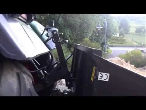 Umbau Heckcontainer Kippmulde Transportbox Hydraulisch kippbar