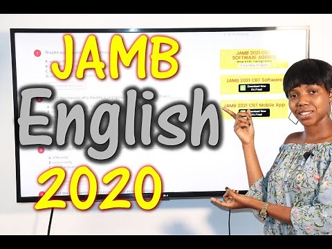 JAMB CBT English 2020 Past Questions 1 - 20