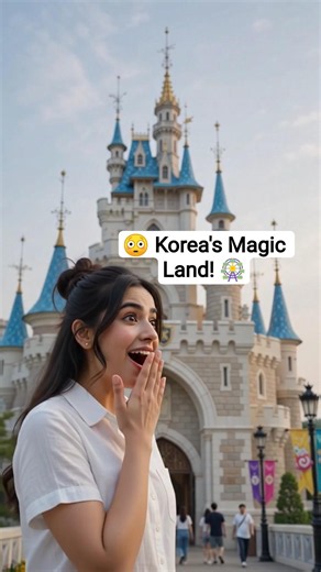 🇰🇷 I Finally Visited Lotte World! 🎡✨ | AI Travel Vlog