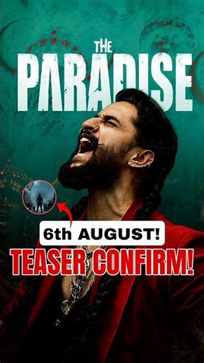 Nani's THE PARADISE Madness Teaser is officially confirmed!🔥#nani #theparadise #theparadisetrailer