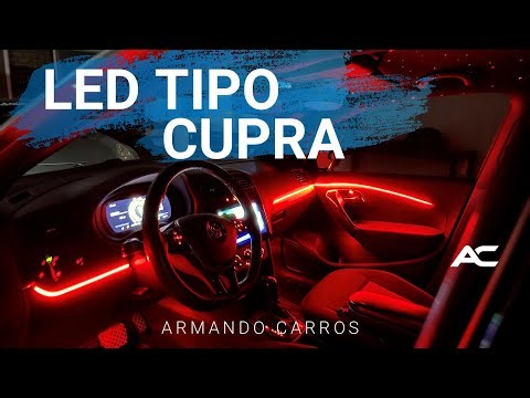 Luz Ambiental en el interior del VW Vento | Armando Carros