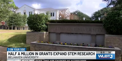 More than $500,000 in grants helps Belhaven University expand STEM research programs