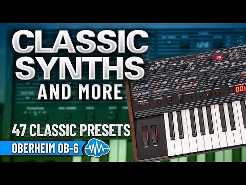 SEQUENTIAL OB-6 / DESKTOP ♫ 47 Custom Sounds ► CLASSIC SYNTHS & MORE