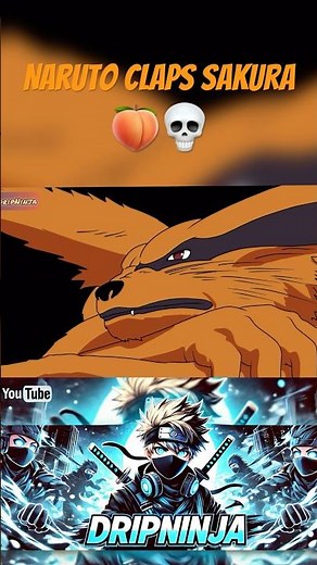 Kurama watches naruto clap sakura’s cheeks🍑💀