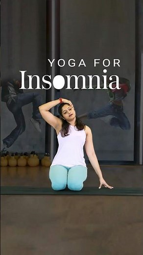 Yoga For Insomnia | Yoga For Sleep | Bedtime Yoga Stretch | Yoga For Stress | Relaxing Yoga #shorts