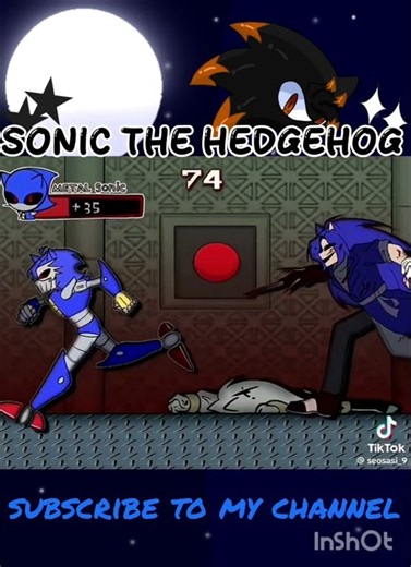 Metal Sonic Run animation #metalsonic #kolossos #run #animation #trend #shorts